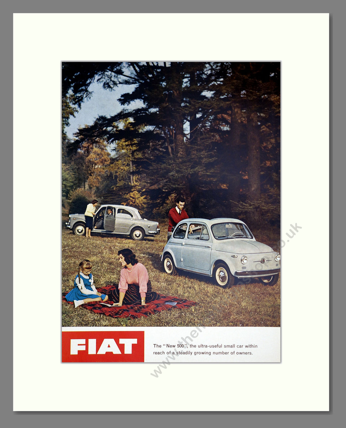 Fiat 500. Original Advert 1957 (ref AD304207)
