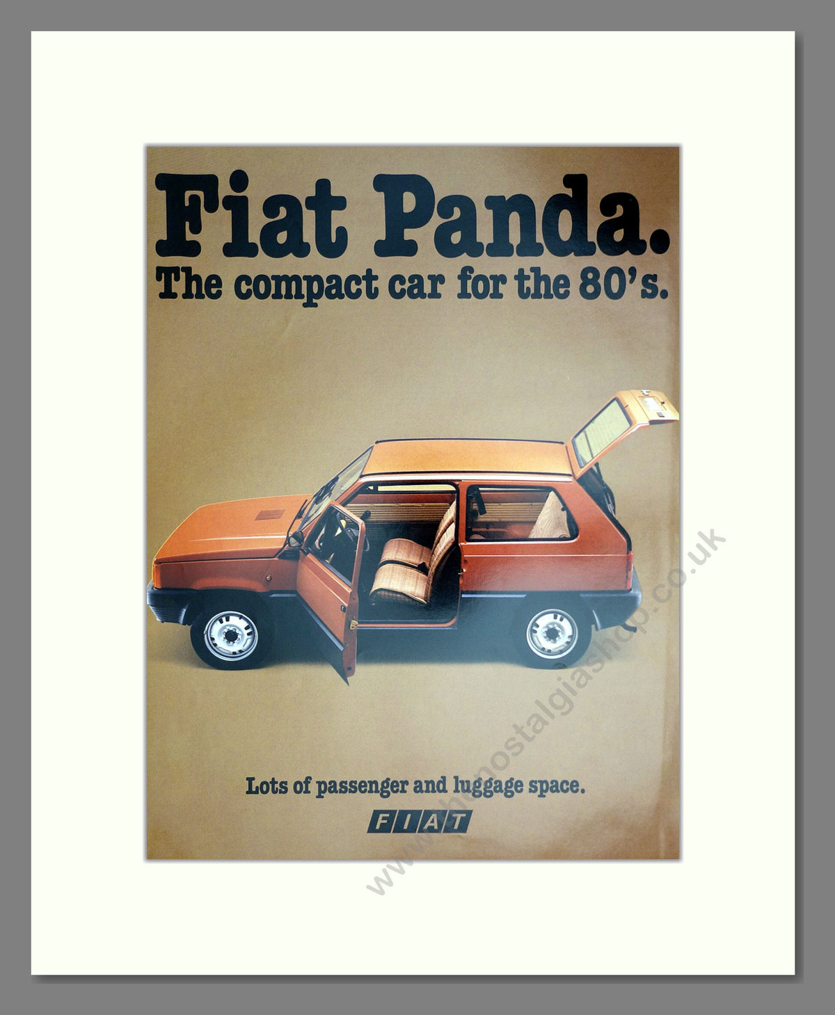 Fiat Panda. Original Advert 1980 (ref AD304209)