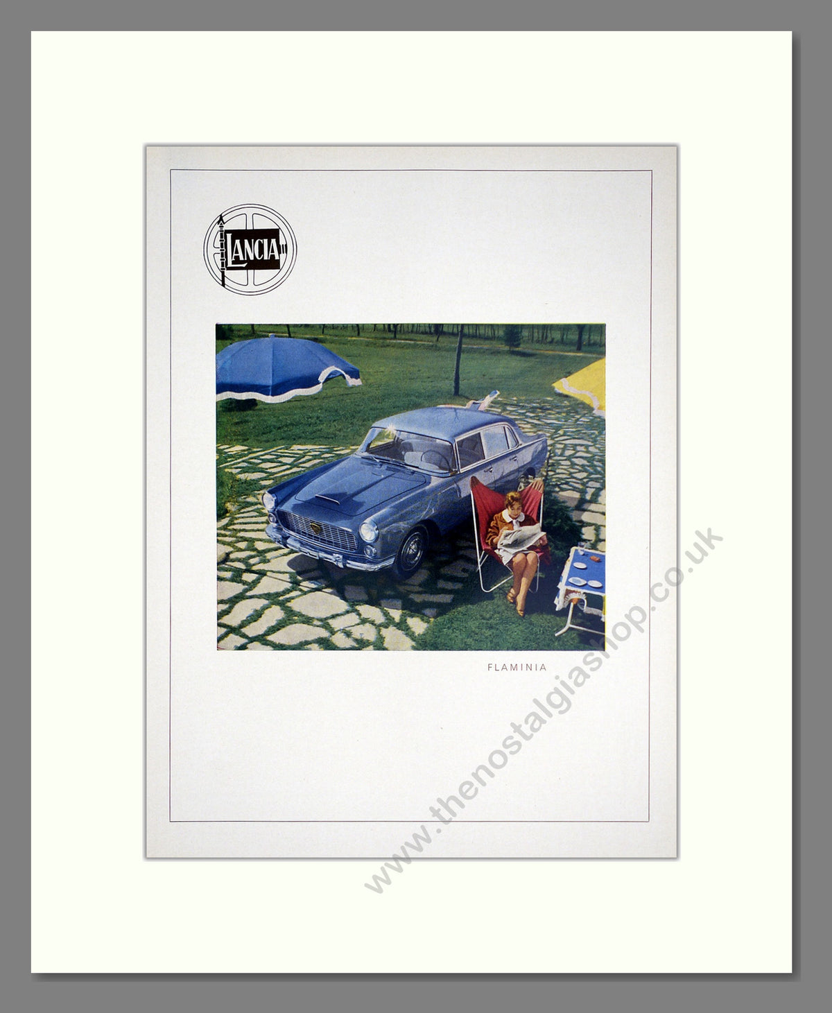 Lancia Flaminia. Original Advert 1959 (ref AD304218)