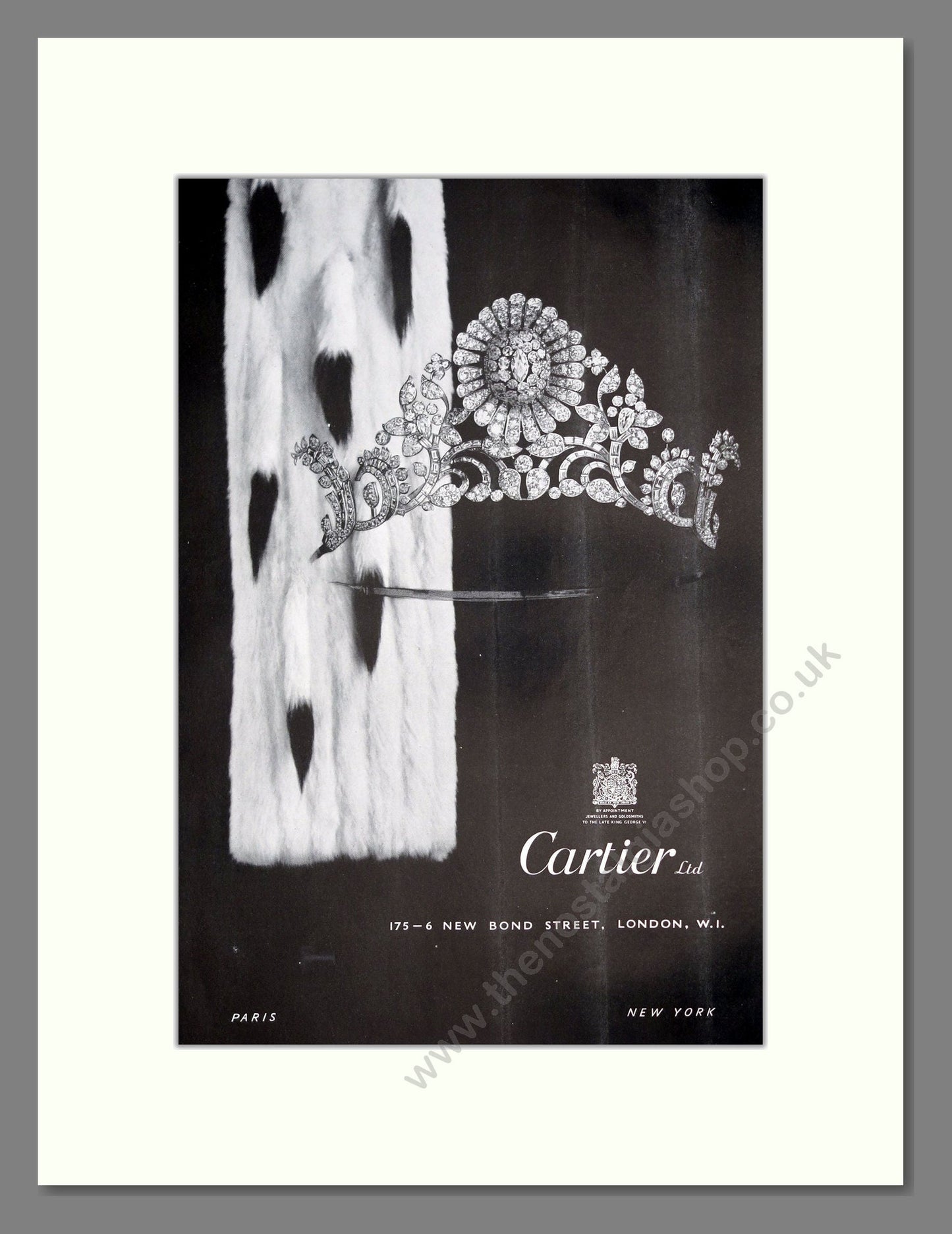 Cartier - Diamonds. Vintage Advert 1953 (ref AD303660)