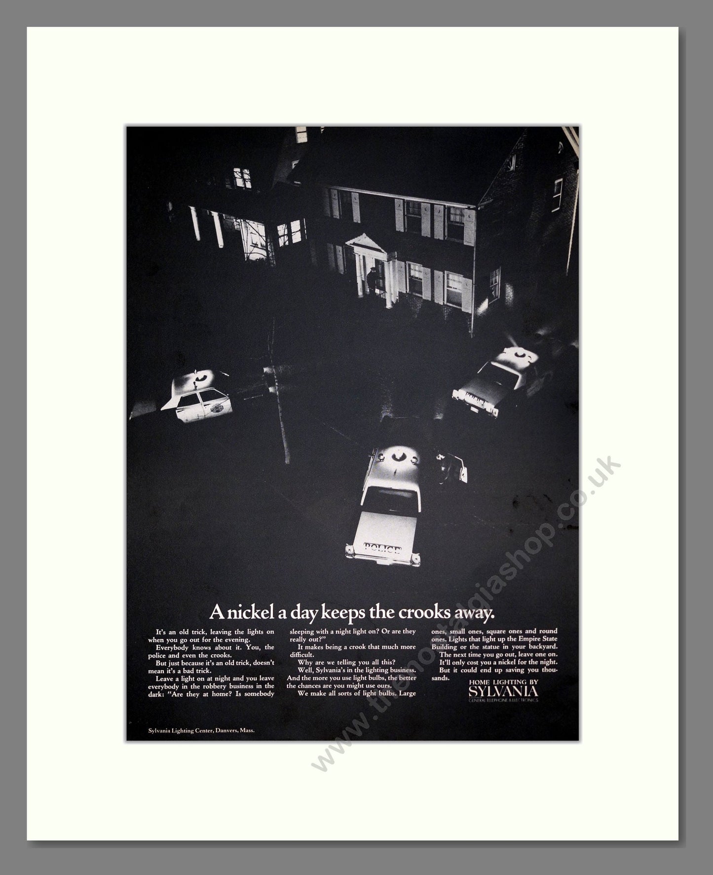 Sylvania - Light Bulbs. Vintage Advert 1968 (ref AD303679)