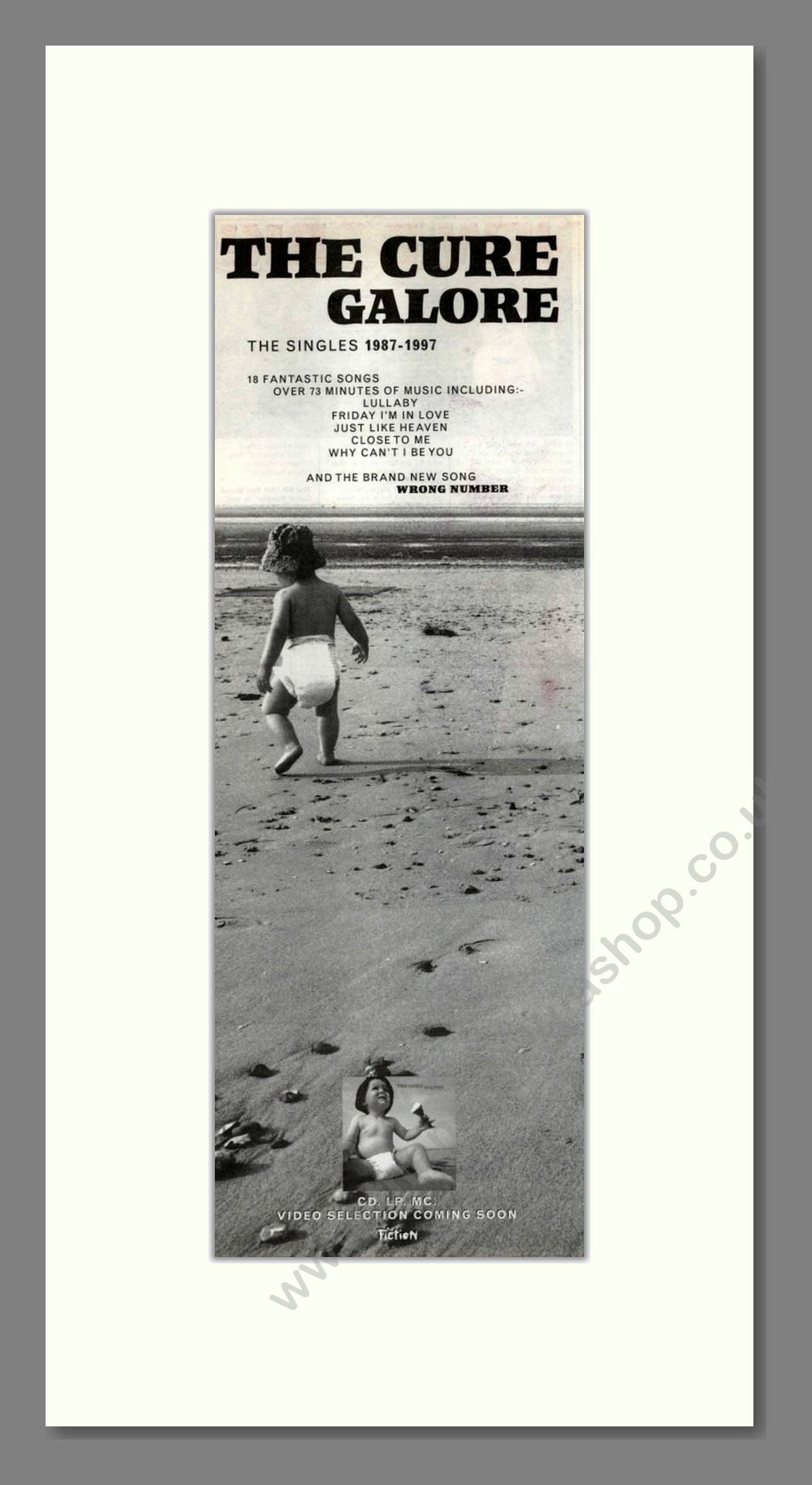 Cure (The) - Galore. Vintage Advert 1997 (ref AD201610)