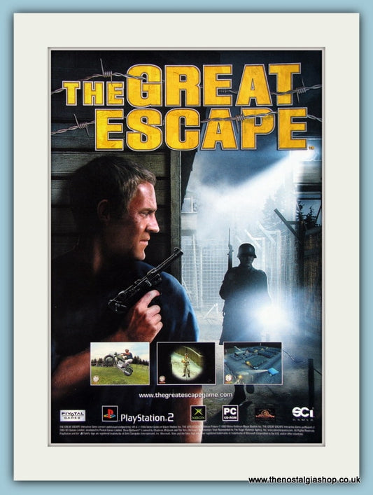The Great Escape Computer Game Original Advert 2003 (ref AD4011)