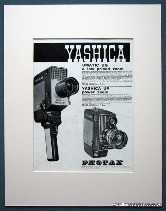 Yashica Cameras 1964 Original Advert (ref AD 1041)