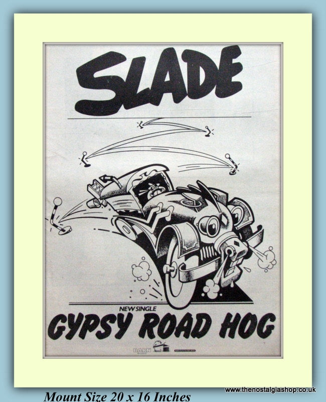 Slade Gypsy Road Hog Original Advert 1977 (ref AD9308)
