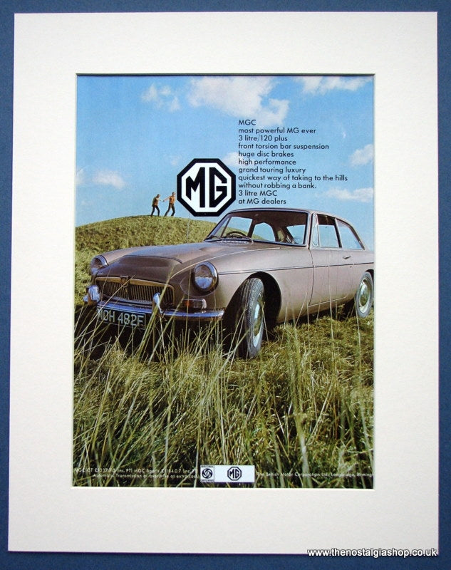 MGC 3 Litre. Original advert 1968 (ref AD1351)