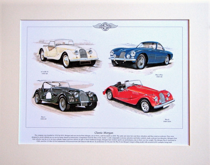 Morgan classics Mounted Print