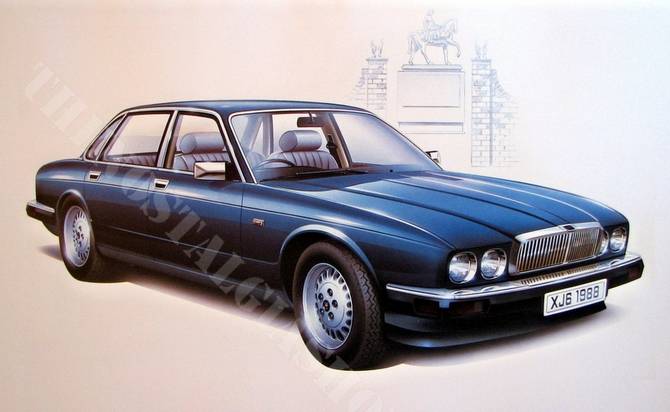 Jaguar XJ40 XJ6 1988, large print