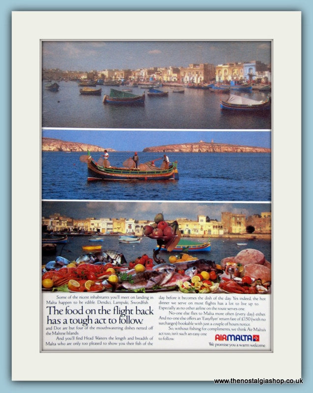 Airmalta Original Advert 1983 (ref AD2131)