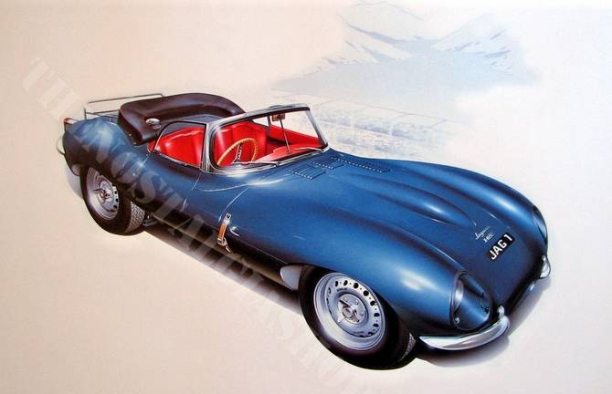 Jaguar XK-SS 1957 large print