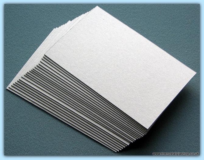 Backing Board. Grey, Size 10 x 8 Inch. Quantity 20 Sheets.