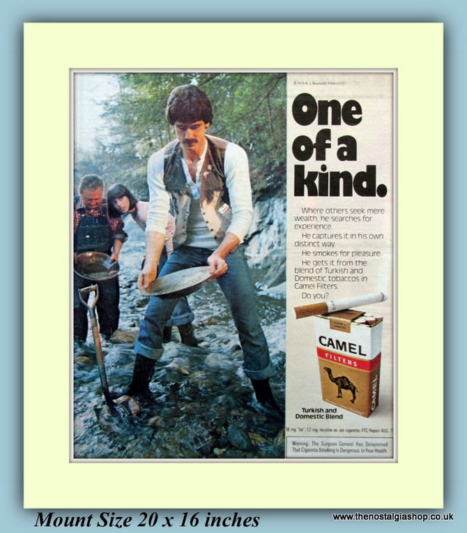 Camel Filters Original Advert 1978 (ref AD9442)