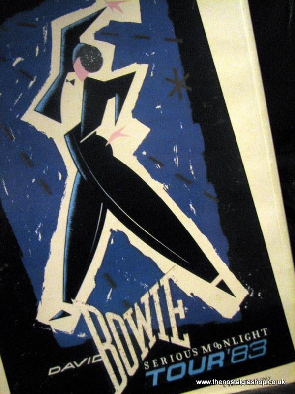 David Bowie's Serious Moonlight The World Tour Book (Ref No B121)