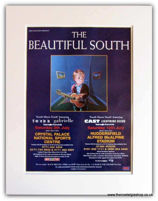 The Beautiful South Tour Advert 2007 (ref AD1804)