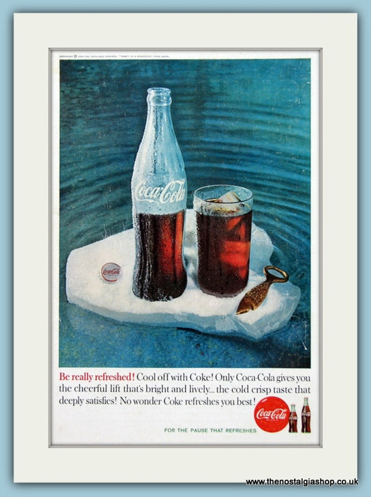 Coca Cola Original Advert 1960 (ref AD2257)