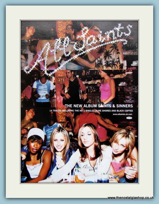 All Saints Saints And Sinners 2000 Original Advert (ref AD3162)