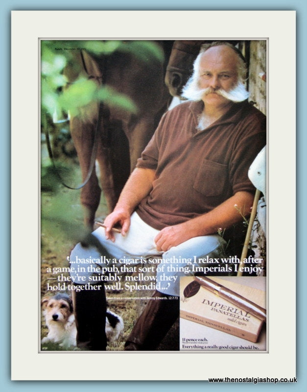 Imperial Panatellas Cigars Original Advert 1973 (ref AD6141)