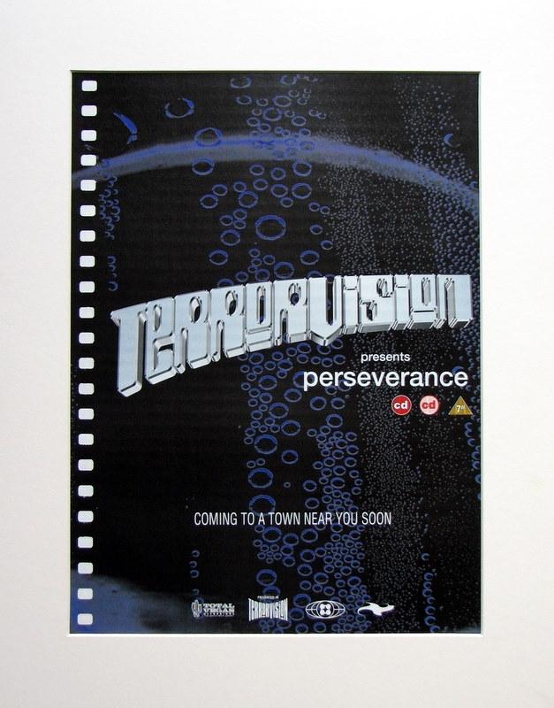 Terrorvision set of 3 Original Adverts1996(ref AD890)