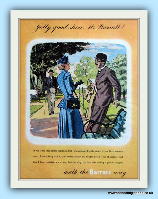 Barratts Shoes. Original Advert 1950 (ref AD8011)