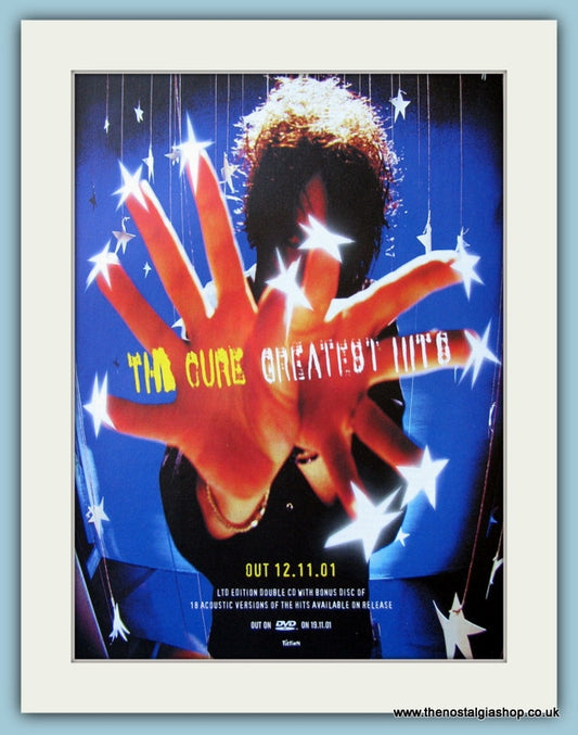 The Cure Greatest Hits Original Advert 2001 (ref AD4117)