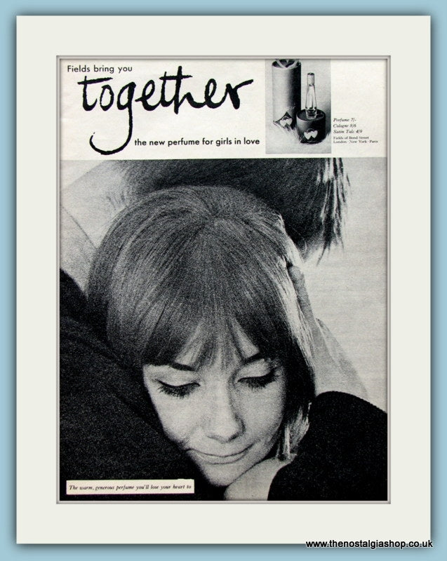 Together Perfume. Original Advert 1963 (ref AD3602)
