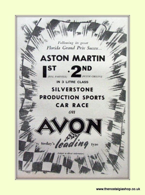 Aston Martin Set Of 4 Original Adverts 1953/55/56 (ref AD6768)