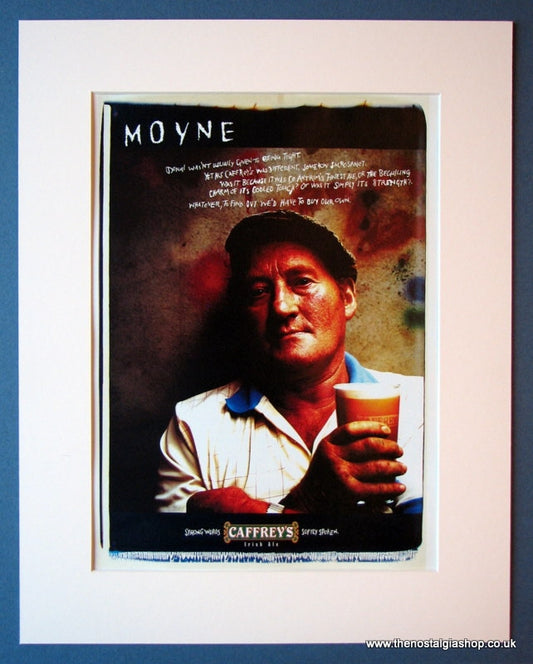 Caffrey's Irish Ale. Moyne. Original advert 1996 (ref AD1197)