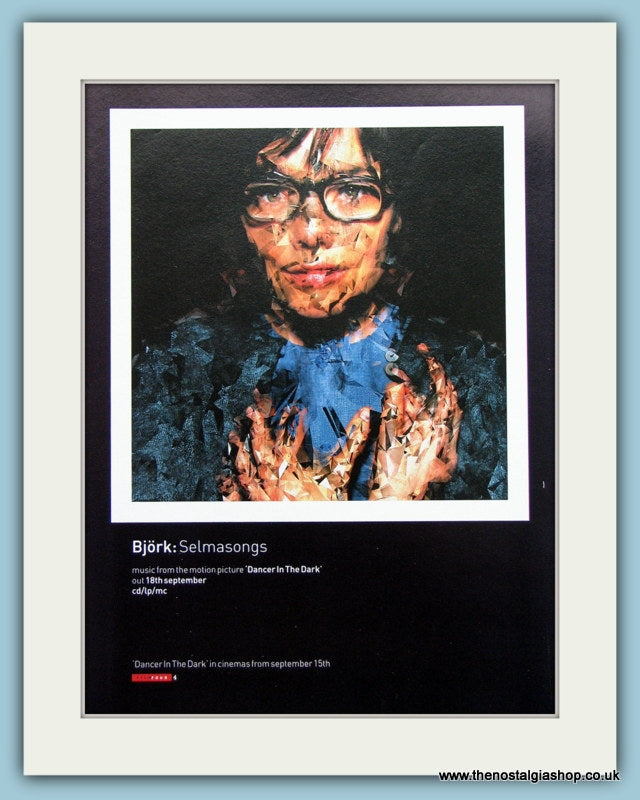 Bjork Selmasongs Original Music Advert 2000 (ref AD3536)