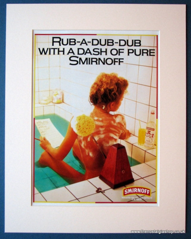 Smirnoff Vodka 1985 Original Advert (ref AD1184)