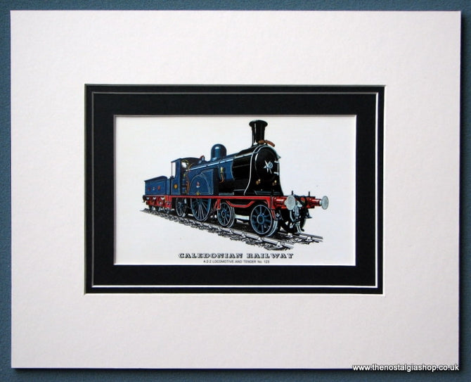 Caledonian Railway Mounted Print (ref SP68)