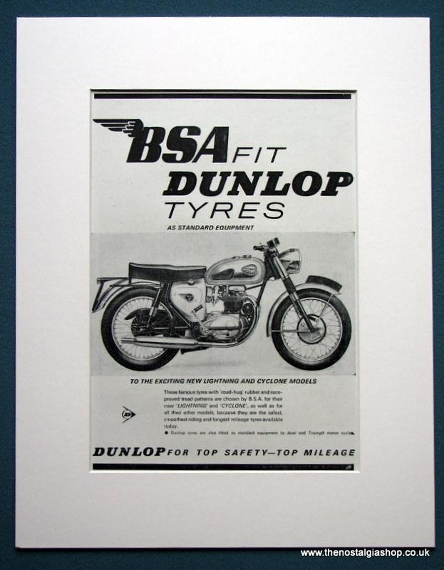 BSA Motorcycle Range 1964, Set of 2 Original adverts 1964 (ref AD1259)