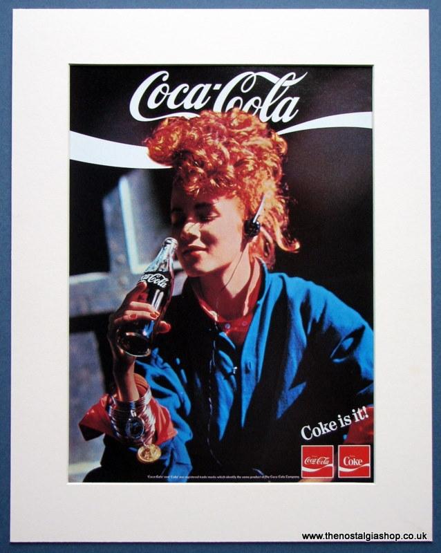 Coca-Cola Set Of 3 Original Adverts 1986 (ref AD1002)