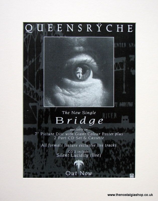 Queensryche - Bridge. Original advert 1994 (ref AD918)
