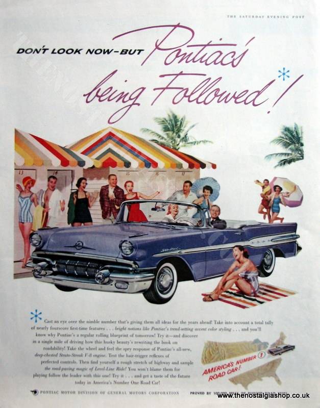 Pontiac Strato-Streak 1957 Original Advert (ref AD4071)