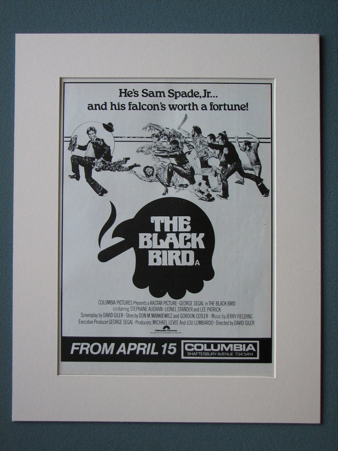 The Black Bird 1976 Original advert (ref AD500)