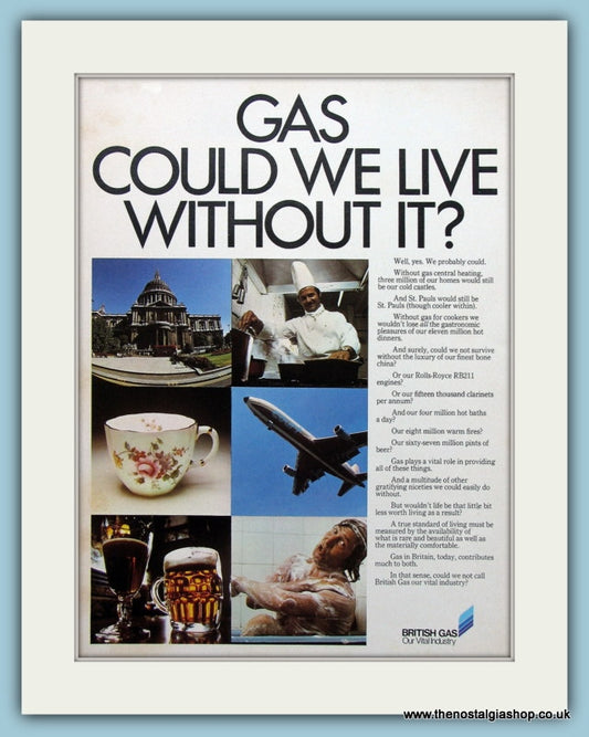 British Gas Original Advert 1973 (ref AD3684)