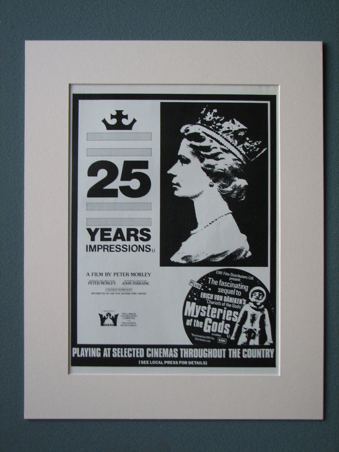 25 Years Impressions 1977 Original advert (ref AD514)