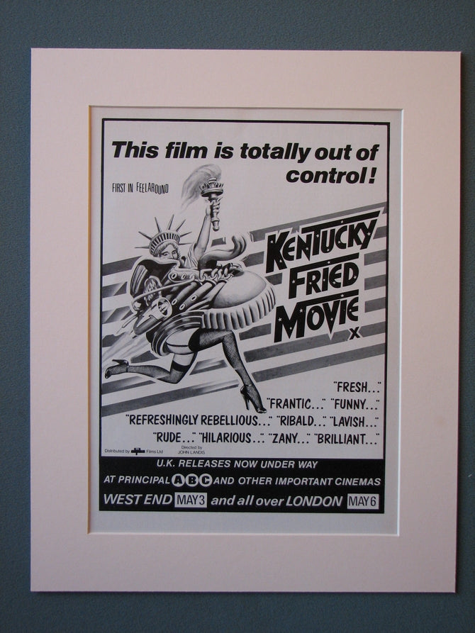 Kentucky Fried Movie 1979 Original advert (ref AD462)