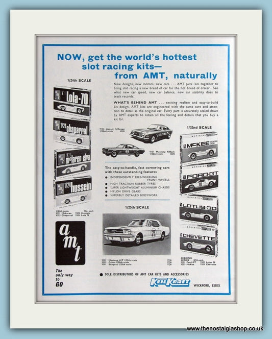 KeilKraft AMT Racing Kits 1966 Original Advert (ref AD2867)