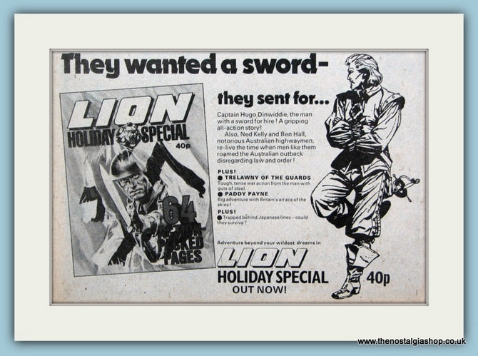 Lion Holiday Special Book Original Advert 1979 (ref AD6408)