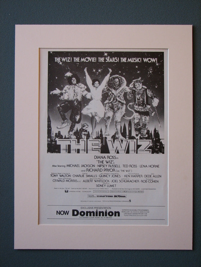The Wiz 1979 Original advert (ref AD461)