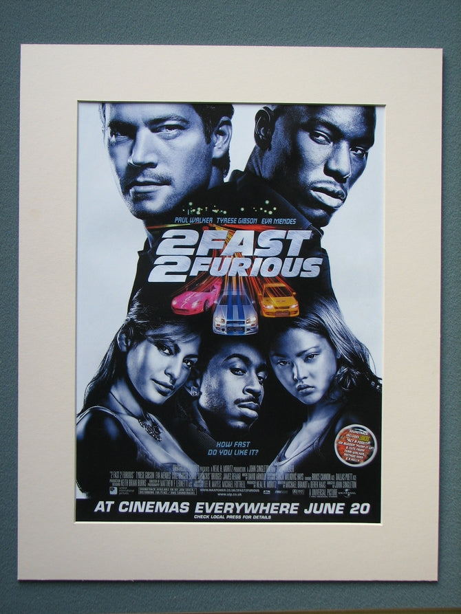 2 Fast 2 Furious 2003 Original advert (ref AD782)