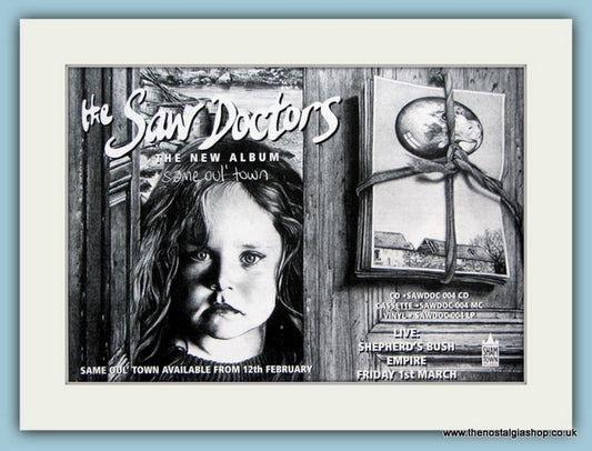 The Saw Doctors Original Advert 1996 (ref AD1877)