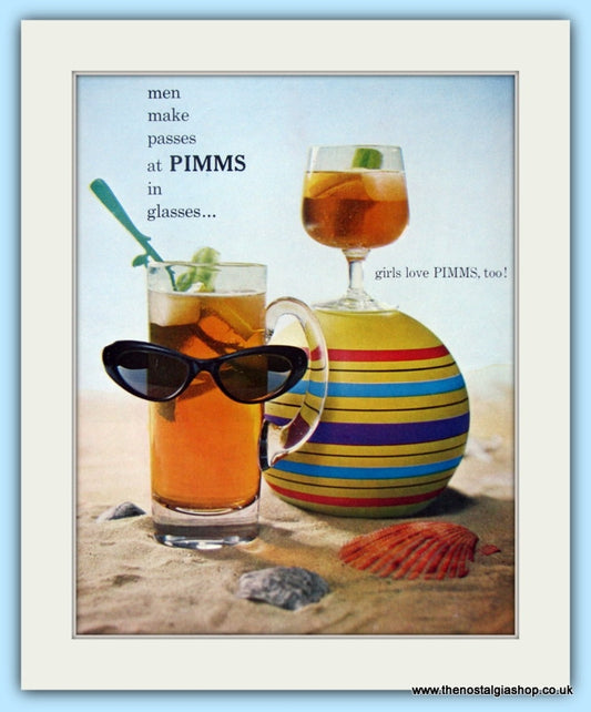 Pimm's. Original Advert 1964 (ref AD4821)