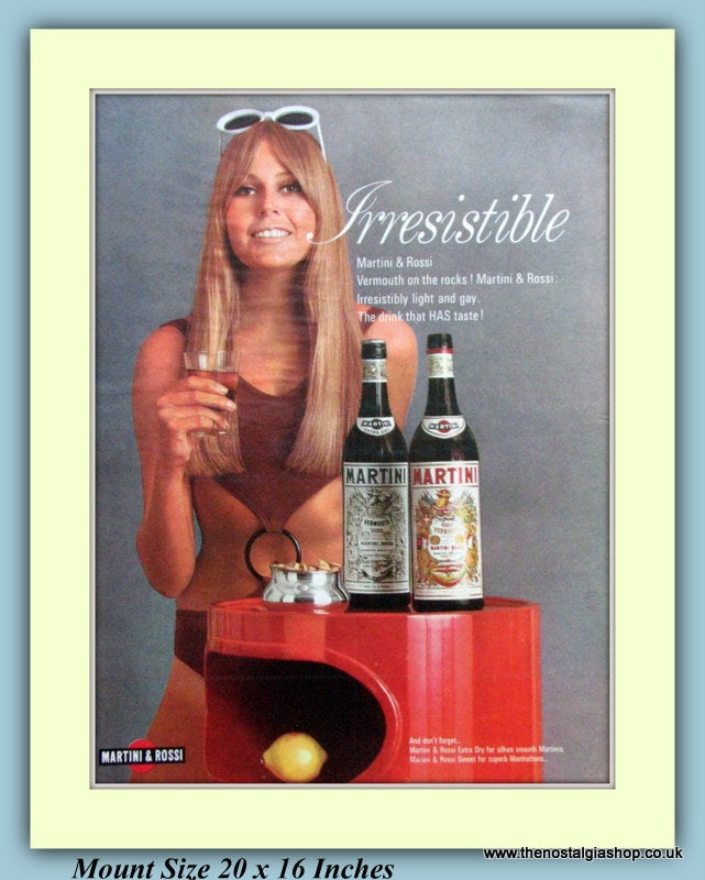Martini Rossi Original Advert 1967 (ref AD9336)