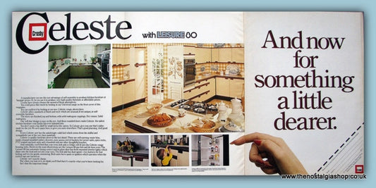 Celeste Crosby Kitchens Original Advert 1979 (ref AD2598)
