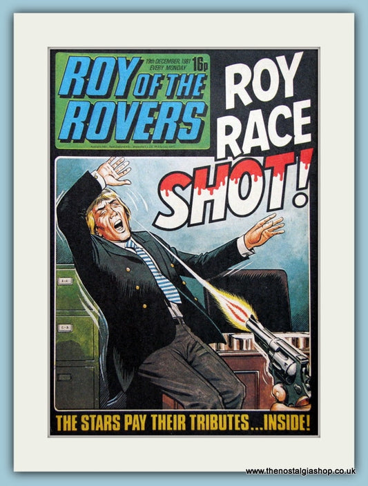 Roy Of The Rovers Lot Of 3  Big Events Original Covers 1980s (ref AD3000)