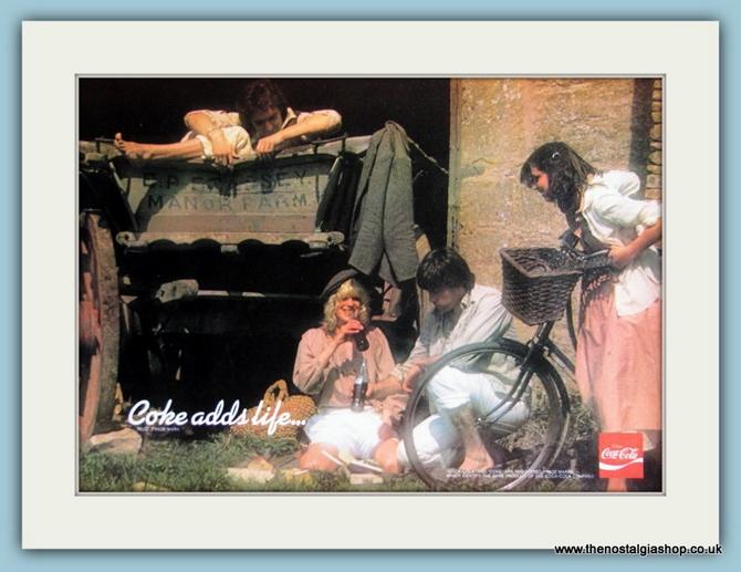 Coca Cola Set Of 2 Original Adverts 1978 (ref AD2262)