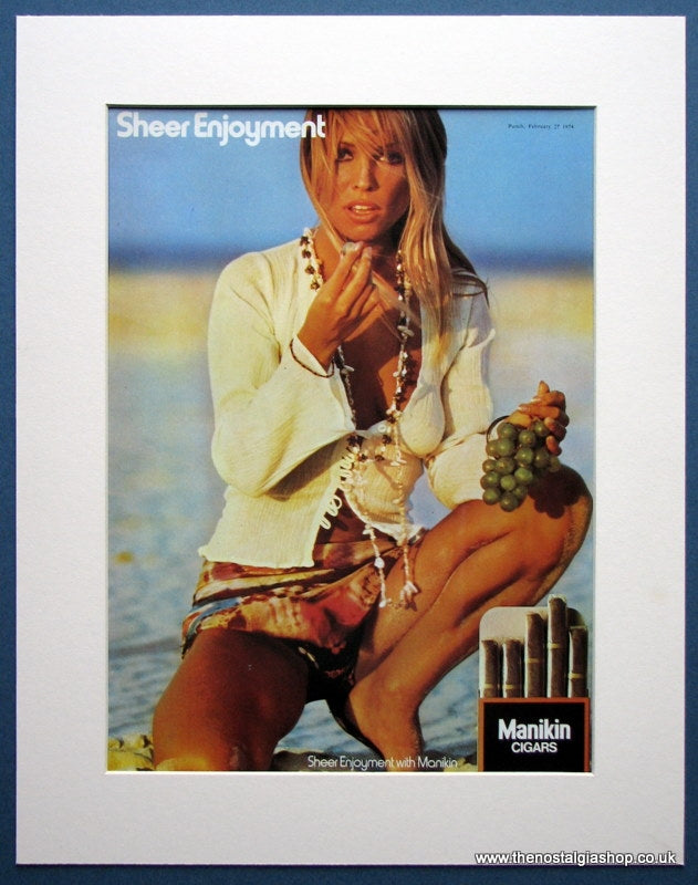 Manikin Cigars 1974 Original Advert (ref AD958)