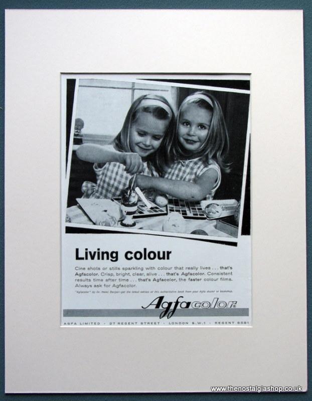 Agfacolor 1963 Original Adverts Set Of 2 (ref AD1076)